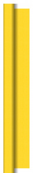 Partytischdecke.de | Tischdecke 1,20 m x 25 m Dunisilk+ Linnea gelb