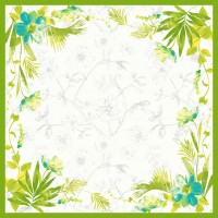 Partytischdecke.de | Mitteldecke 84 x 84 cm Duni Dunicel Summertime Blue