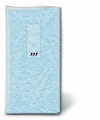 Motiv Taschentücher Päckchen Moments ornament pastellblau 10 Stück