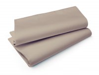 Partytischdecke.de | Duni Evolin Mitteldecke 1,10 x 1,10 m greige