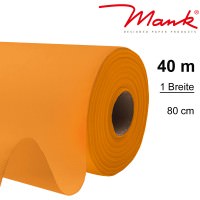 Partytischdecke.de | Tischdecke Mank Linclass 0,80 x 25 m orange