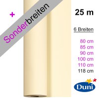 Partytischdekce.de | Tischdecke Duni Dunicel cream 25 m x Breite