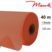Partytischdecke.de | Tischdecke Mank Linclass 1,20 x 40 m terracotta