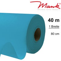 Partytischdecke.de | Tischdecke Mank Linclass 0,80 x 40 m aqua blau