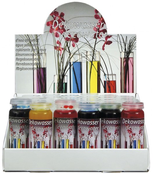 Partytischdecke.de | Dekowasser 20 ml Glasfläschen pink