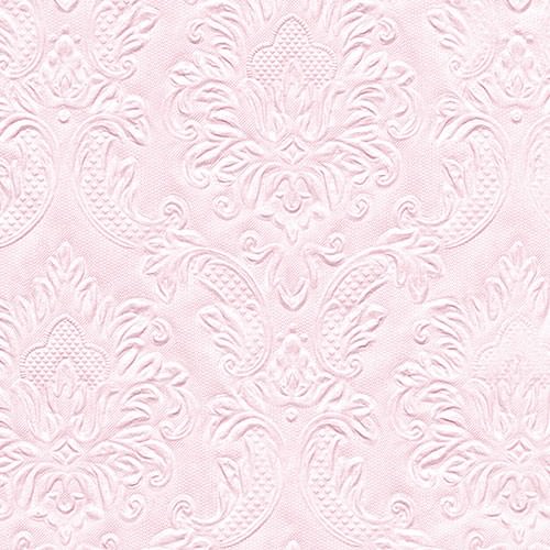 Partytischdecke.de | Serviette hellrosa 33x33 Moments Ornament 16 Stück