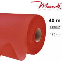 Partytischdecke.de | Tischdecke Mank Linclass 1,20 x 40 m rot