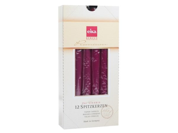 Eika Premium Spitzkerzen zyklam 9 h 12er Pack