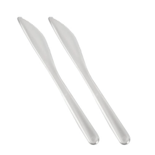 Partytischdecke.de | 1.000 Messer, Kunststoff glasklar, extra stabil 18,5 cm