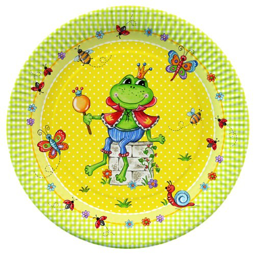 Pappteller Prince Frog 10 Stück