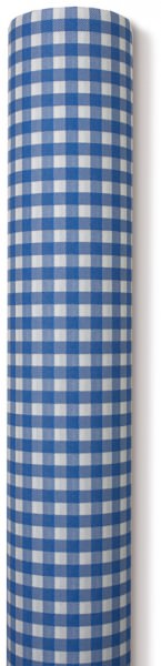 Partytischdecke.de | Tischdecke Airlaid 0,8 x 25 m karo blau 1 Rolle