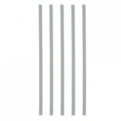 Partytischdecke.de | Trinkhalme, starr | pure | Ø 6 mm - 21 cm weiss 25 Stück