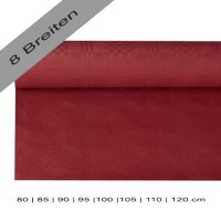 Partytischdecke.de | Papiertischdecke Damastprägung 8 lfm bordeaux