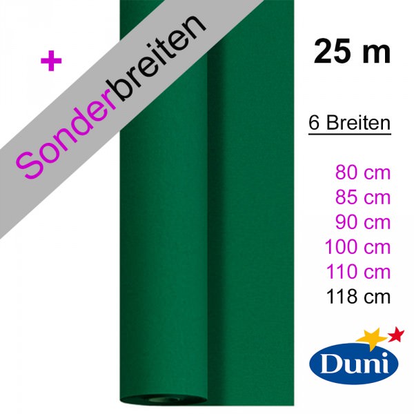 Tischdecke Duni Dunicel dunkelgrün 25 m x Sonderbreite