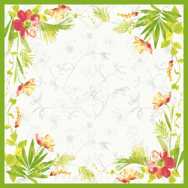 Partytischdecke.de | Mitteldecke 84 x 84 cm Duni Dunicel Summertime Red