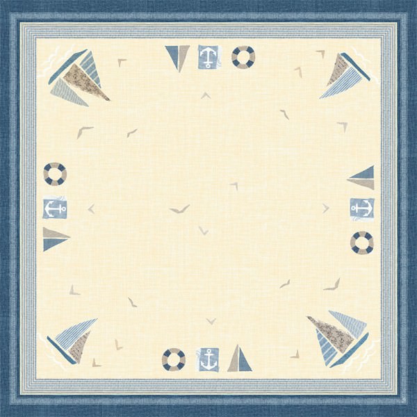 Partytischdecke.de | Duni Dunicel Mitteldecke Seaway 84x84