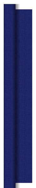 Partytischdecke.de | Tischdecke 1,18 m x 25 m Dunisilk+ Linnea dunkelblau