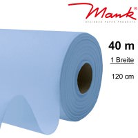Partytischdecke.de | Tischdecke Mank Linclass 1,20 x 40 m hellblau