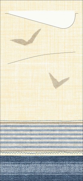 Partytischdecke.de | Duni Sacchetto Tissue 8,5x9 cm Seaway