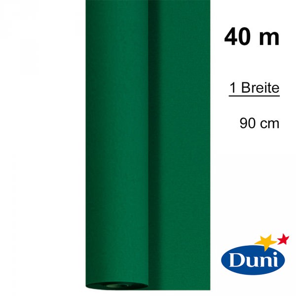 Partytischdecke.de | Tischdecke Duni Dunicel dunkelgrün 0,90 x 40 m