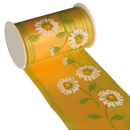 Partytischdecke.de | Tischband Textill 11 cm x 5 m gelb Daisy