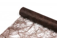Partytischdecke.de | Sizoweb dunkelbraun Vorteils-Rolle à 25 m x Breite