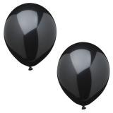 Partytischdecke.de | Luftballons Ø 25 cm schwarz 100 Stück