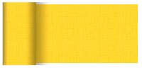 Partytischdecke.de | Tischläufer 15 cm x 20 m Dunicel Linnea gelb