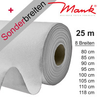 Partytischdecke.de | Tischdecke Mank Linclass 1,18 x 25 m silber