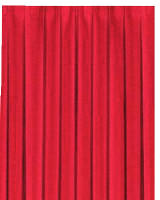 Partytischdecke.de | Duni Skirting 0,72 x 4 m Dunicel rot