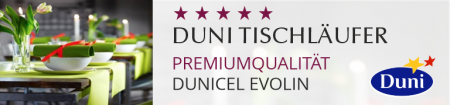 Tischläufer von Duni aus Dunicel und Evolin