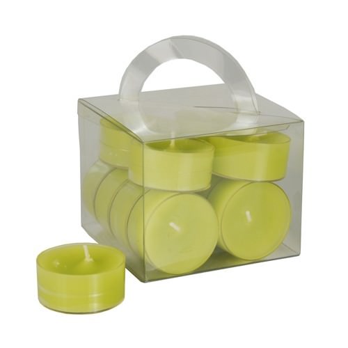 Partytischdecke.de | Teelichte kiwi Ø 3,8 cm | 12er Box