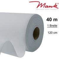 Partytischdecke.de | Tischdecke Mank Linclass 1,20 x 40 m perlgrau