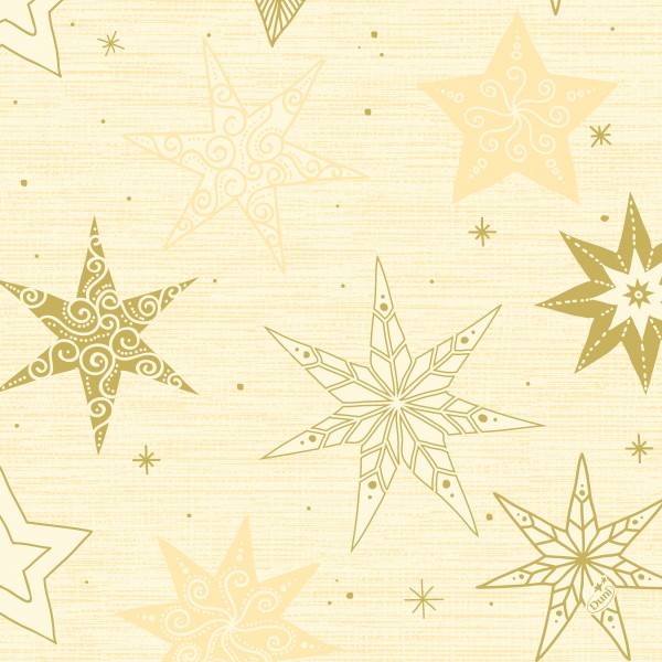 Partytischdecke.de | Serviette Weihnachten Duni Tissue 40x40 Star Stories Cream