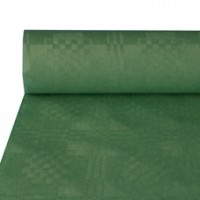 Partytischdecke.de | Papiertischdecke Damastprägung 1 m x 50 m dunkelgrün