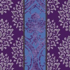 Partytischdecke.de | Serviette 33x33 | Blue Velvet | Lila und Blau 20 Stück