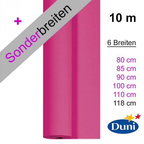 Partytischdecke.de | Tischdecke Duni Dunicel fuchsia 10 m x Sonderbreite