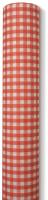 Partytischdecke.de | Tischdecke Airlaid 0,8 x 10 m karo rot