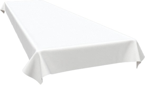Dunicel Tischdecken 3 Stück Weiß Für Tische 80 x 120 