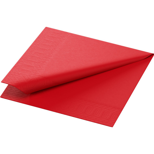 Partytischdecke.de | Duni Serviette Tissue 40x40 rot 250er