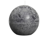 Partytischdecke.de | Bolsius Rustic Kugelkerze Ø 8 anthrazit Partytischdecke.de | Bolsius Rustic Kugelkerze Ø 8 anthrazit