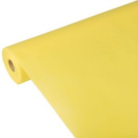 Partytischdecke.de | PP-Vlies Tischdecke Soft Selection 25 m x 1,18 m gelb