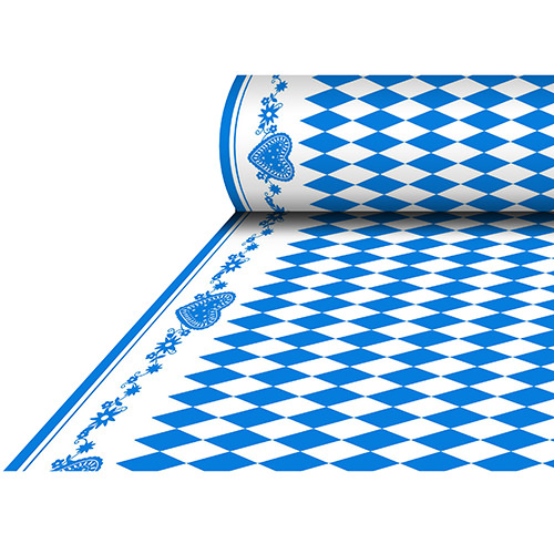 Sovie HORECA Tischdecken Bavaria – 20 Stück, 80x80 Cm, Airlaid Mit Rautenmuster, Für Oktoberfest & Feiern