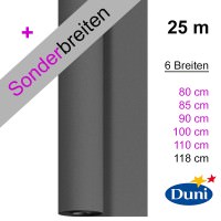 Partytischdecke.de | Tischdecke Dunicel granite grey 25 m x Breite