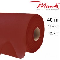 Partytischdecke.de | Tischdecke Mank Linclass 1,20 x 40 m bordeaux