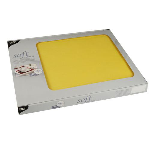 Partytischdecke.de | Tischset Soft Selechtion 30 x 40 cm gelb