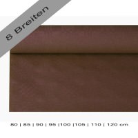 Partytischdecke.de | Papiertischdecke Damastprägung 8 lfm braun