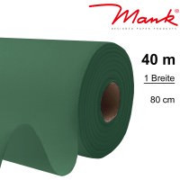 Partytischdecke.de | Tischdecke Mank Linclass 0,80 x 40 m dunkelgrün