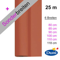 Partytischdecke.de | Duni Dunicel Tischdecke chestnut 25 m x Breite
