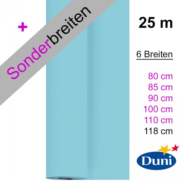 Partytischdecke.de | Tischdecke Duni Dunicel mint blue 25 m x Breite